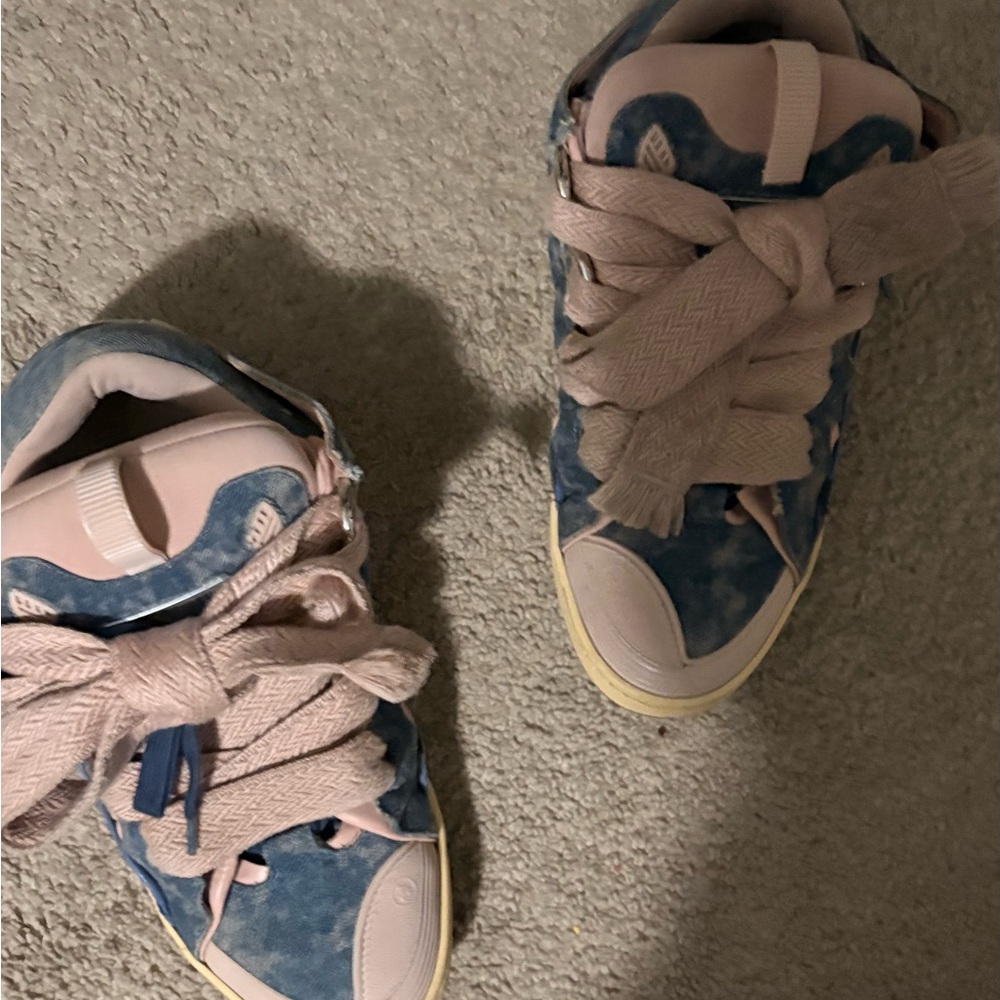 Lanvin
Men's SSENSE Exclusive Blue & Pink Curb Denim